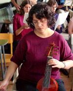 treble viol player at TVEMF multichoral day